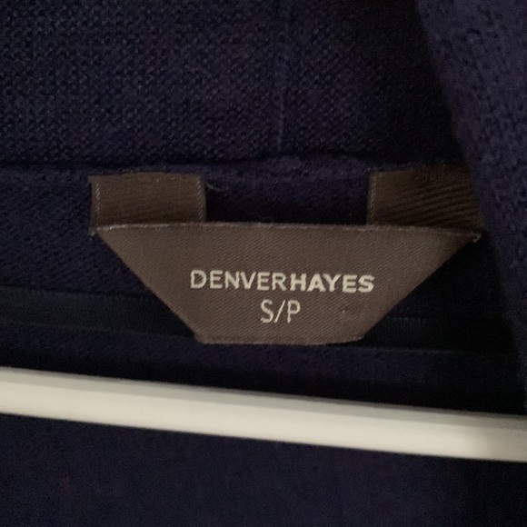 Blue-ish/purple jacket without Zipper with pocket, size small from Denverhayes - Picture 2 of 2